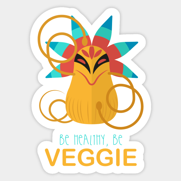 Be Veggie Sticker by Deramon Digoyo